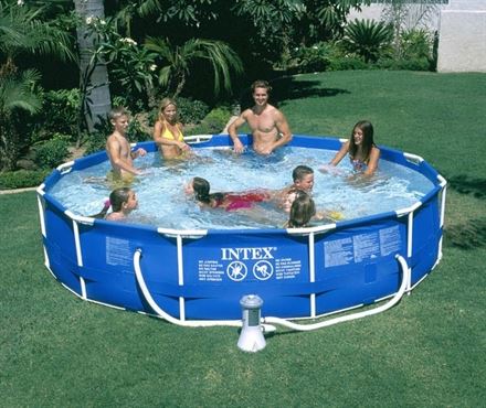 בריכה עגולה INTEX 366X76 עולם הביליארד