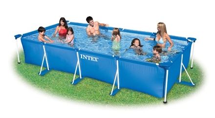 בריכה מלבנית 450X220X84 INTEX עולם הביליארד